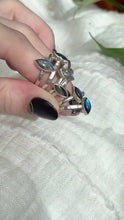 Load and play video in Gallery viewer, Tiny Labradorite Ring
